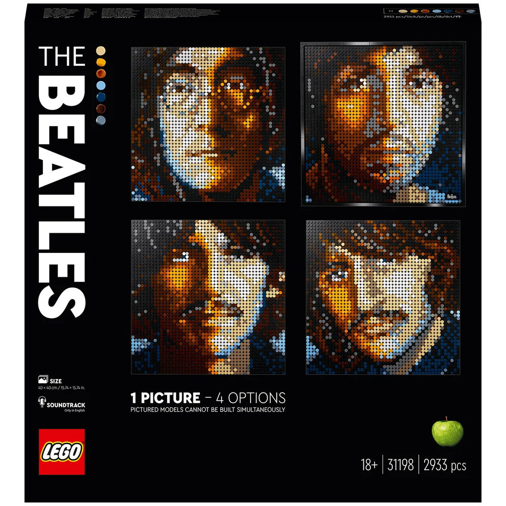LEGO Art The Beatles Set voor Volwassenen Wanddecoratie (31198) Afbeelding 1