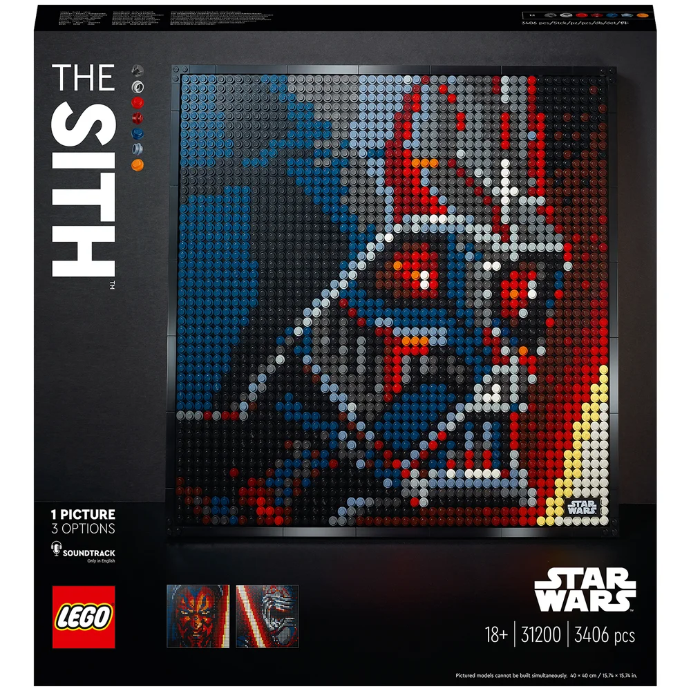 LEGO Art Star Wars: De Sith bouwset voor volwassenen (31200) Afbeelding 1
