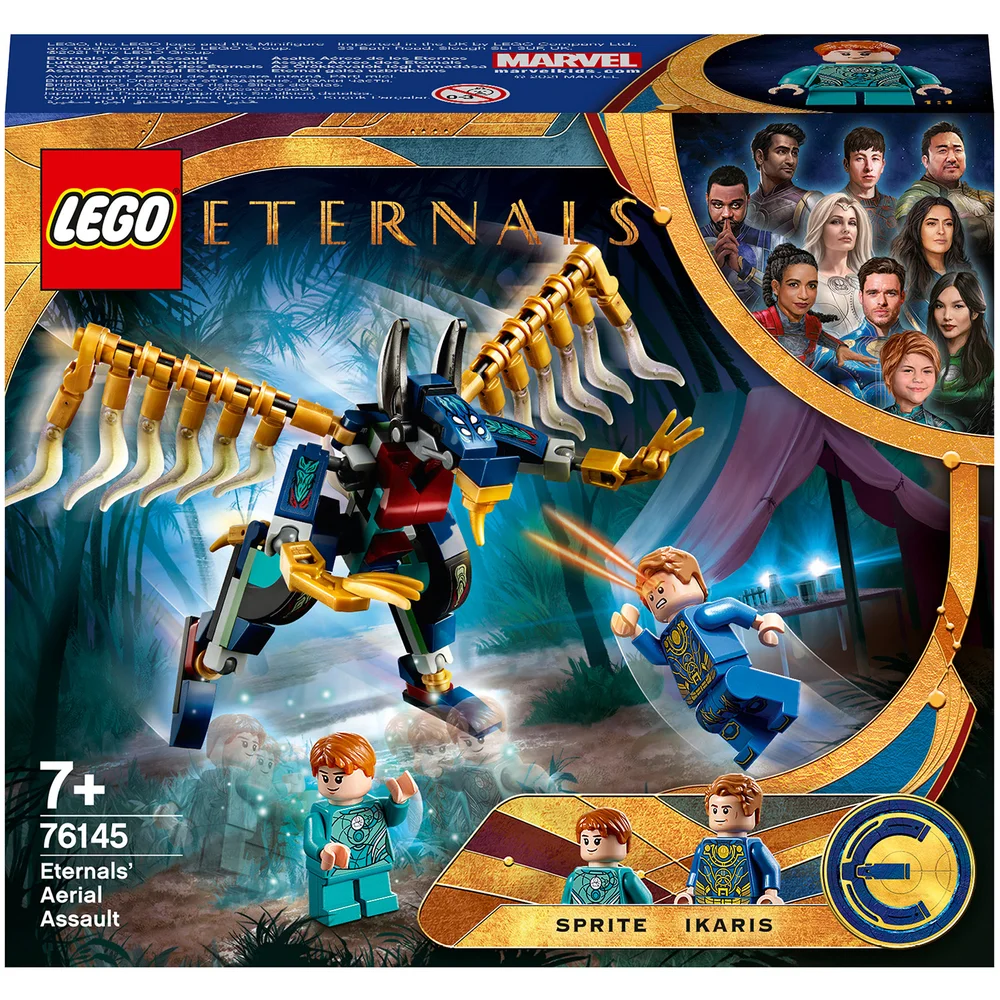 LEGO 76145 Marvel Eternals' Luchtaanval Bouwspeelgoed voor Kinderen van 7+ met Deviant Actiefiguren Afbeelding 1