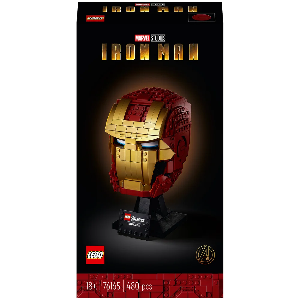 LEGO Marvel Avengers Iron Man Helm Set voor Volwassenen (76165) Afbeelding 1