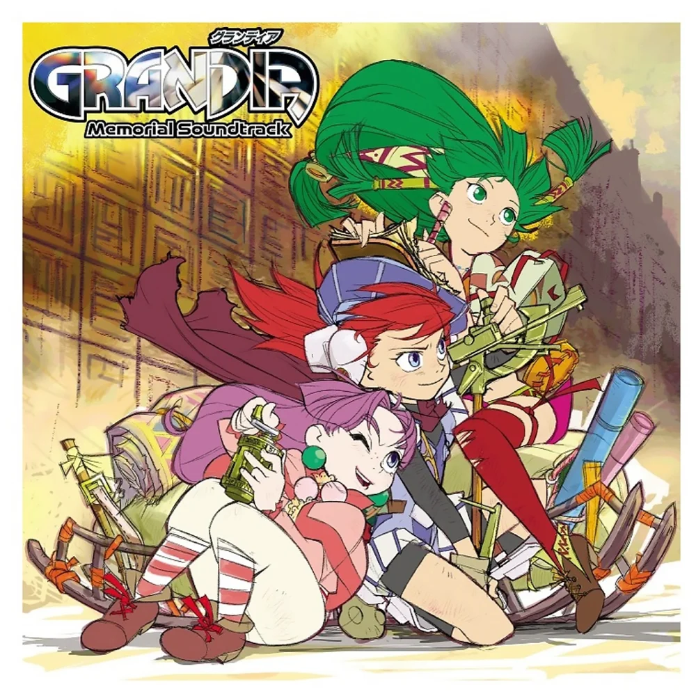 Wayô Records - Grandia (Memorial Soundtrack) Vinyl 3LP (Mint Green) Afbeelding 1