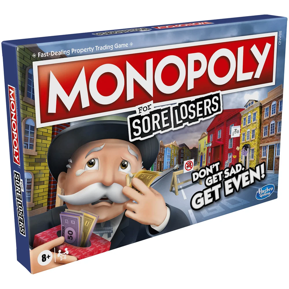 Monopoly voor slechte verliezers bordspel Afbeelding 1
