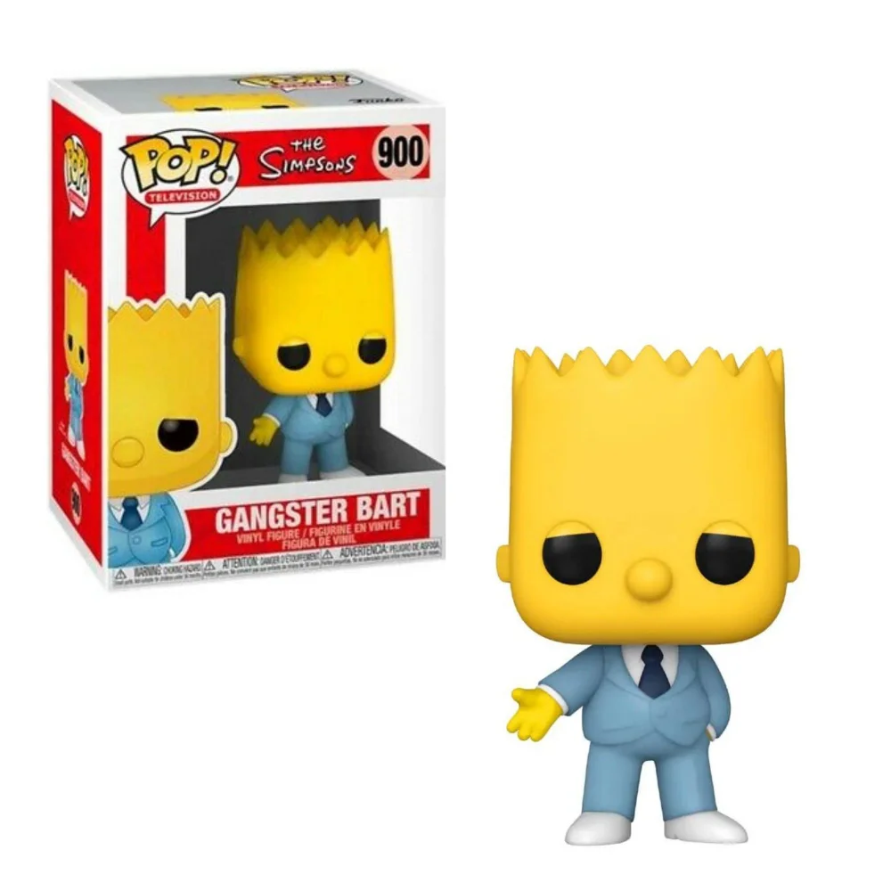The Simpsons Maffia Bart Pop! Vinylfiguur Afbeelding 1