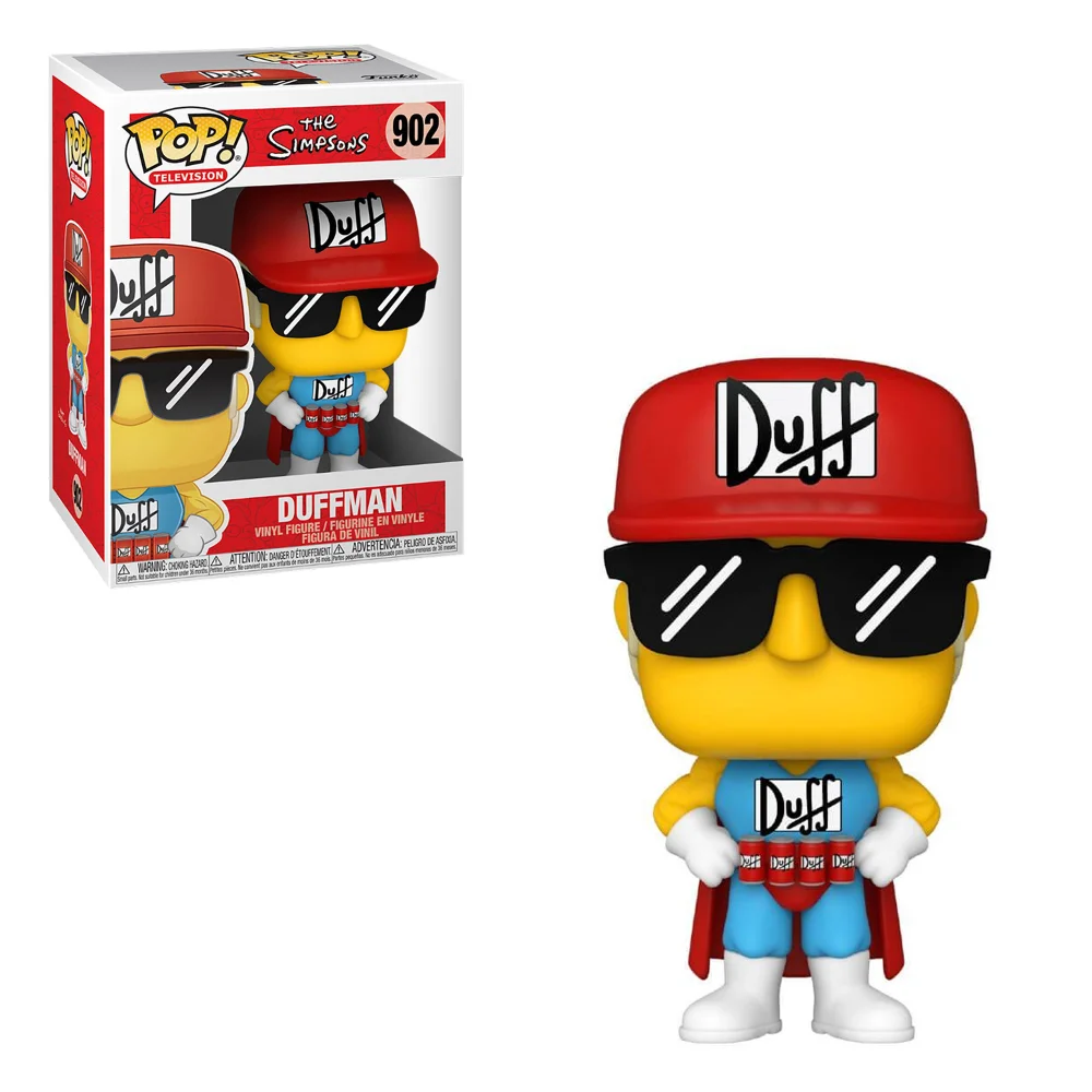 The Simpsons Duffman Pop! Vinylfiguur Afbeelding 1