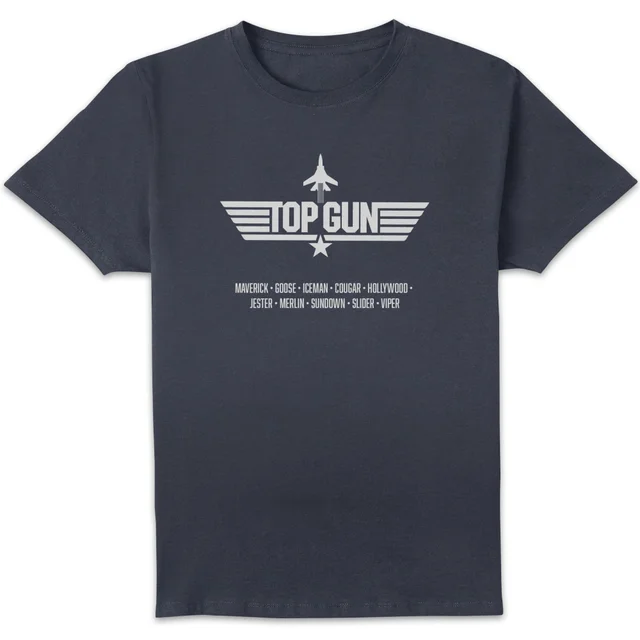 Top Gun Codenames Men's T-Shirt - Blauw