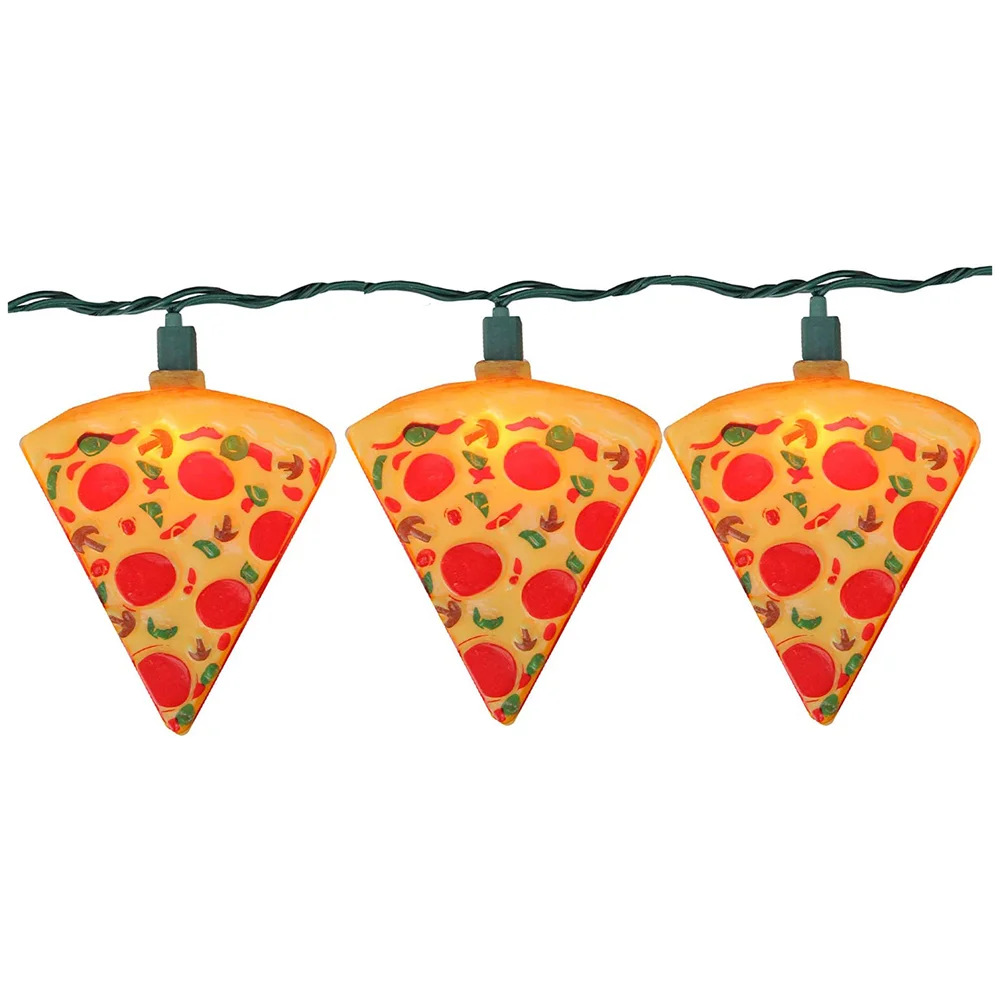 Pizza Slice Decorative Lights Set Afbeelding 1