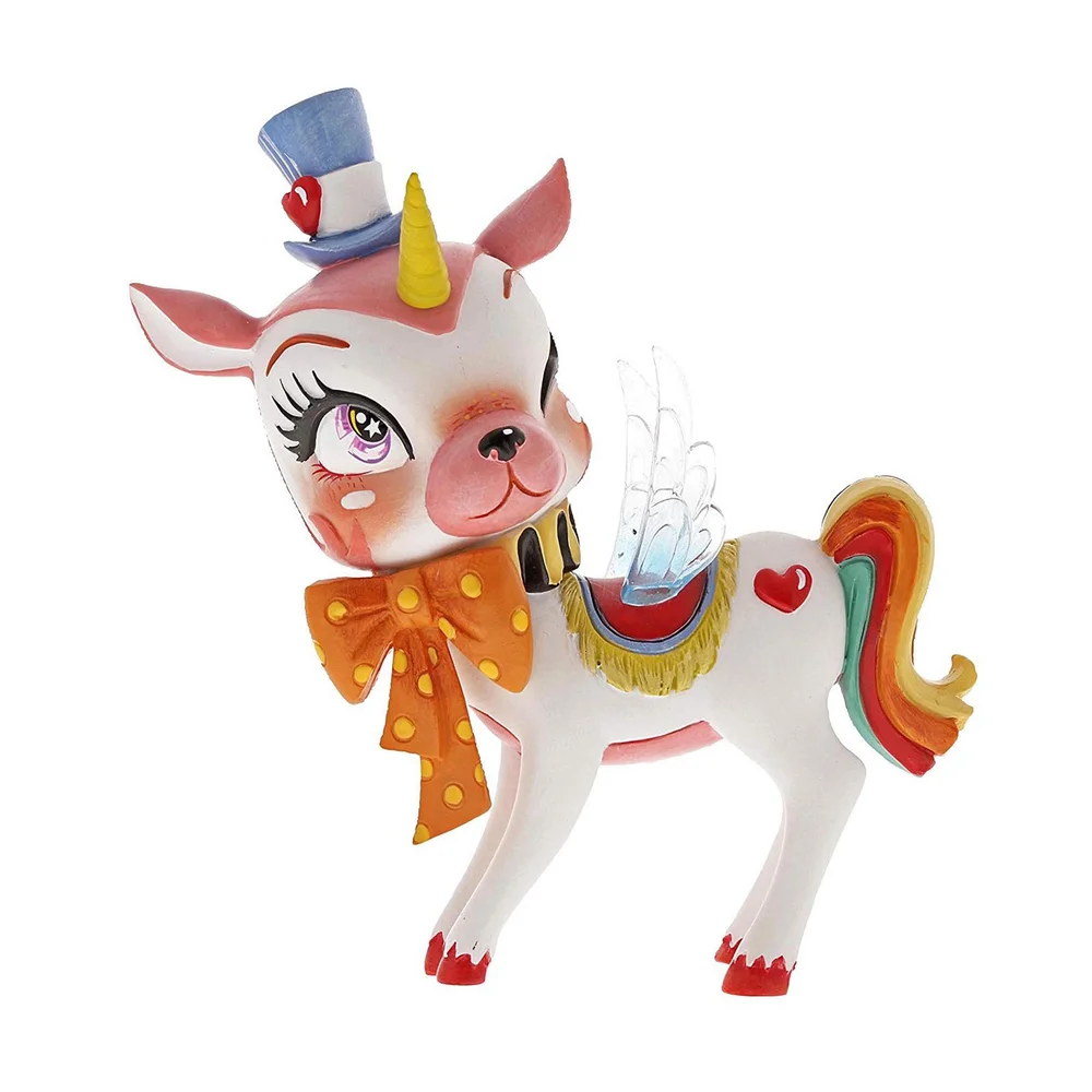 The World of Miss Mindy Unicorn Deer Light of Day Statue Afbeelding 1