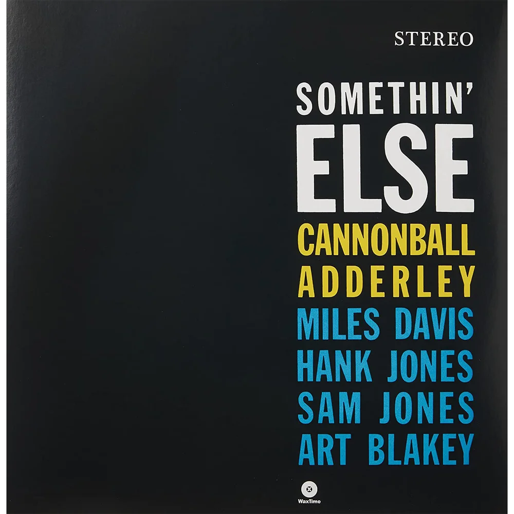 Cannonball Adderley - Somethin' Else Vinyl Afbeelding 1