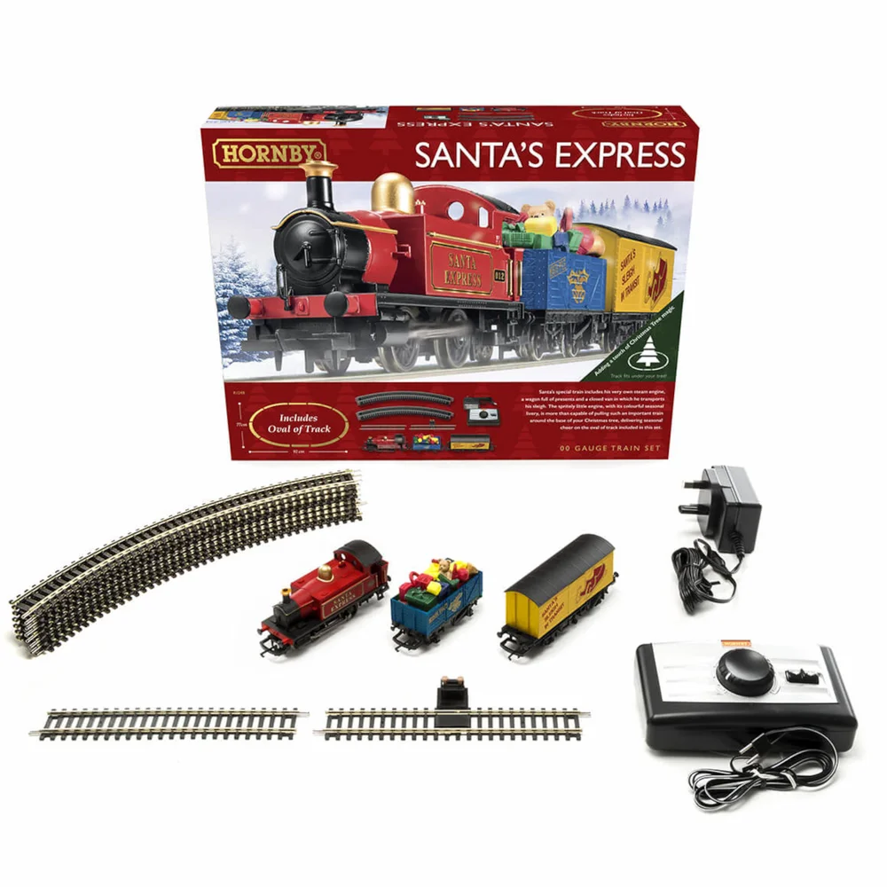 Kerstman Express Model Trein Set Afbeelding 1