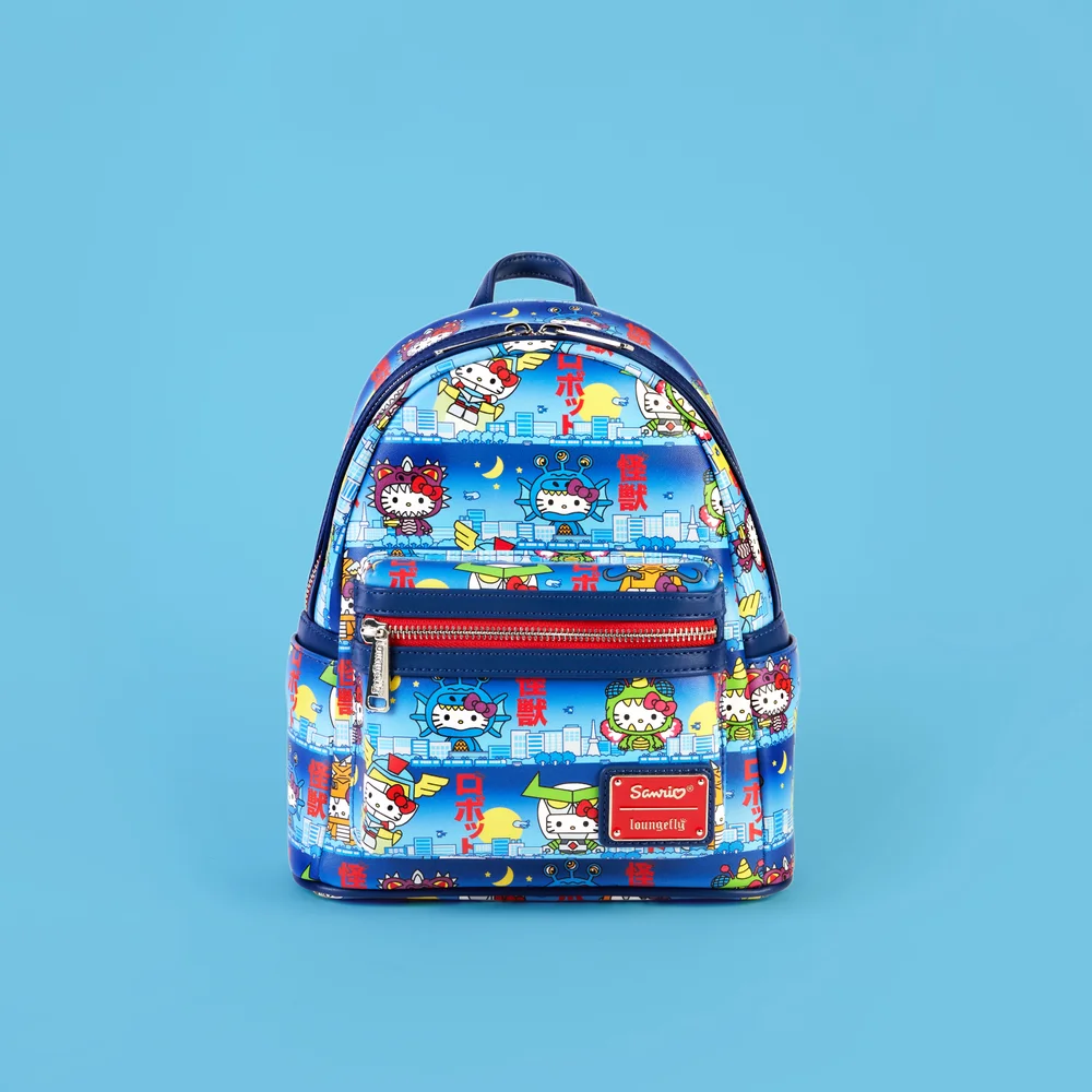 Loungefly SDCC Sanrio Hello Kitty kaiju Mini Backpack - VeryNeko Exclusive Afbeelding 1
