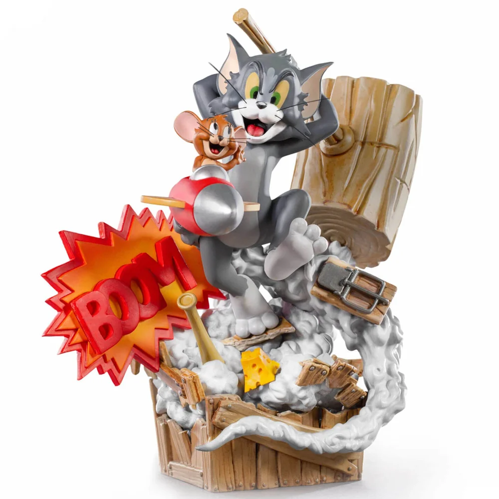 Iron Studios Tom & Jerry Prime Schaalbeeld 1/3 Tom & Jerry 21 cm Afbeelding 1