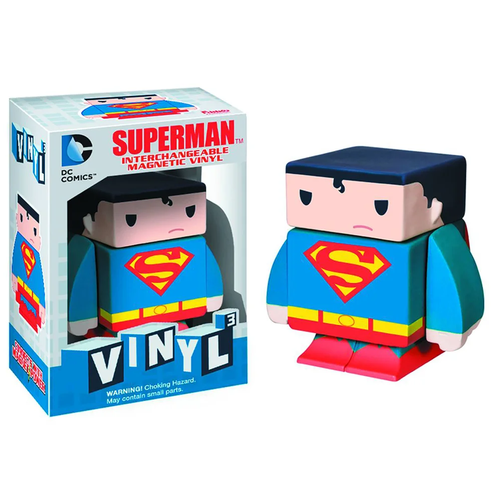 Funko DC Comics Vinyl-Cubed Superman Magnetic Figure Afbeelding 1