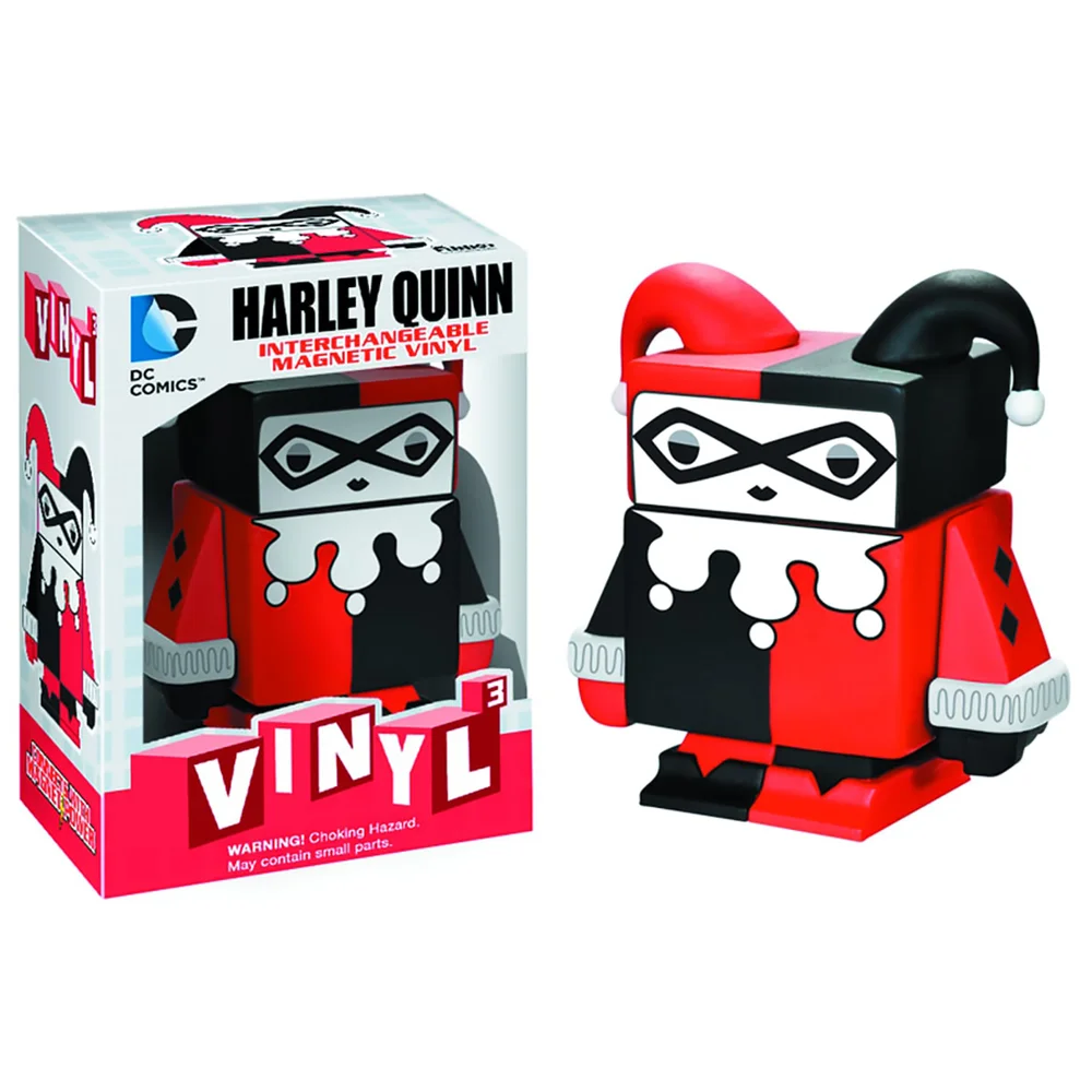 Funko DC Comics Vinyl-Cubed Harley Quinn Magnetic Figure Afbeelding 1