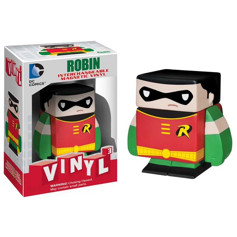 Funko DC Comics Vinyl-Cubed Robin Magnetic Figure Afbeelding 1