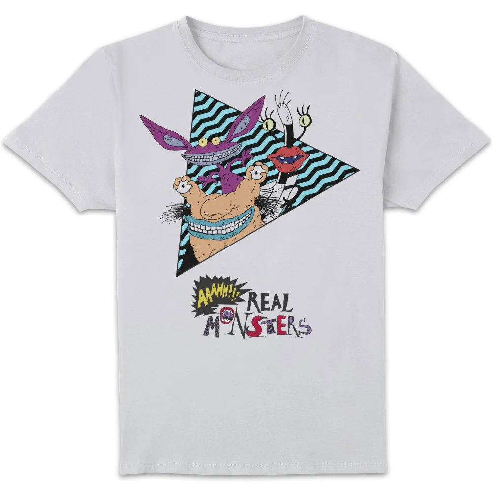 AAAHH Real Monsters Men's T-Shirt - Wit - S Afbeelding 1