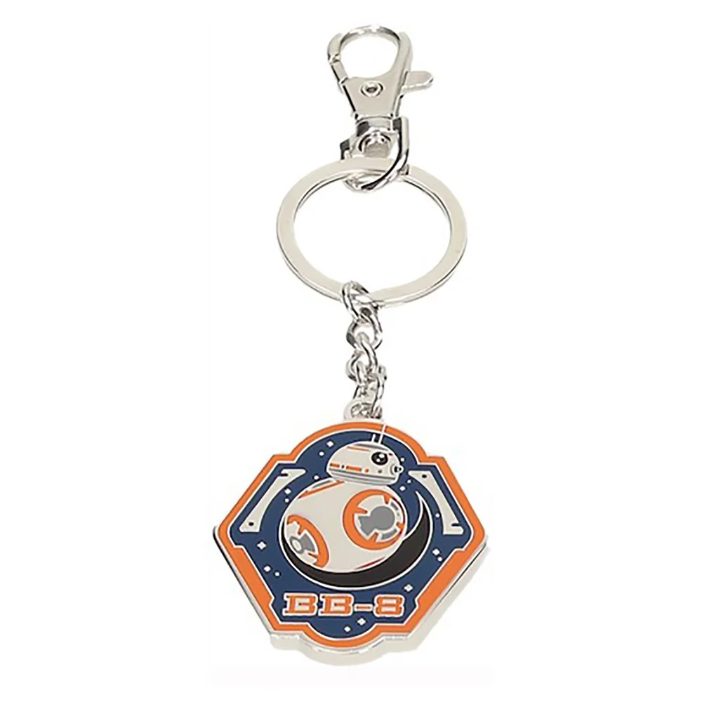 Star Wars Keychain BB 8 Orange Edge Metal E7 Afbeelding 1
