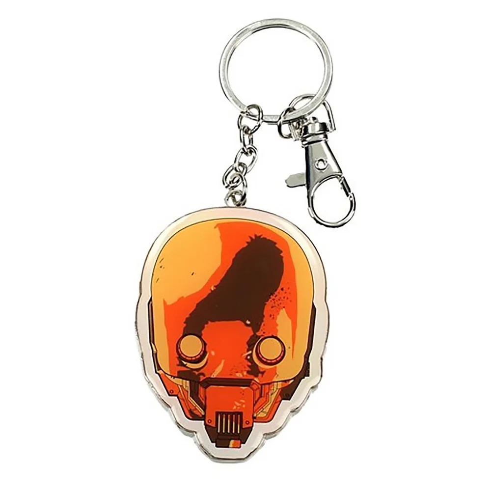 Star Wars Keychain Helmet K 2S0 Metal Rogue One Afbeelding 1