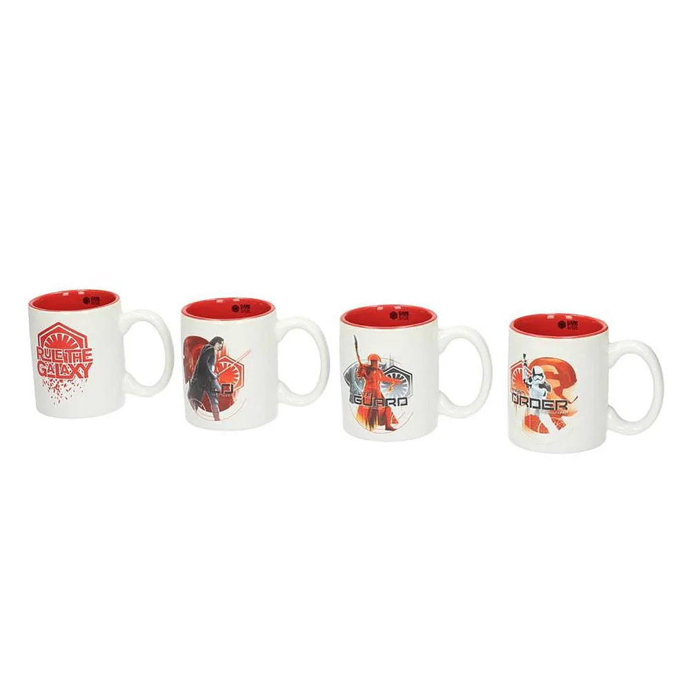 Star Wars Mokken Set Eerste Orde 4pc Espresso Keramisch E8 Afbeelding 1