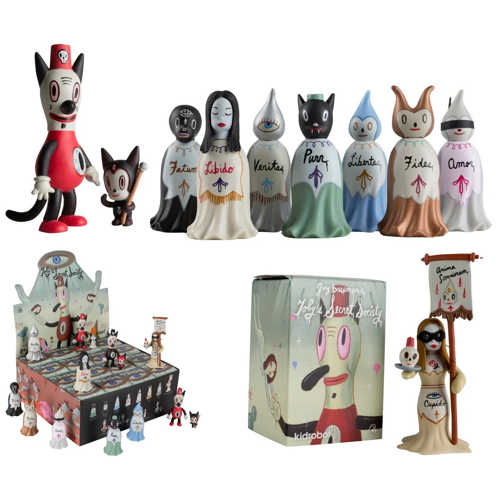 Kidrobot Tobys Secret Society Mini Series 3 Inch Asst Afbeelding 1
