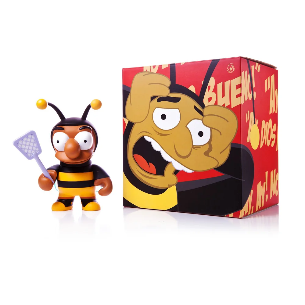 Kidrobot The Simpsons Bumblebee Man 6 Inch Yelow Afbeelding 1