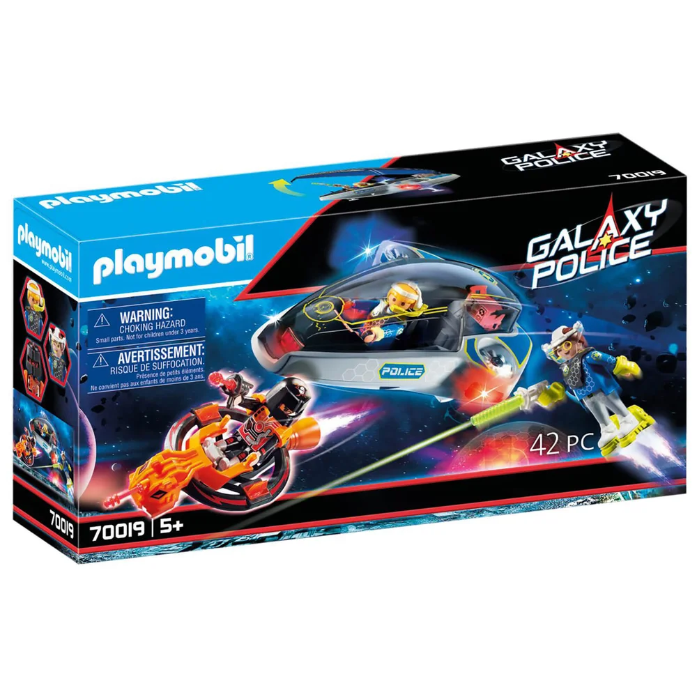 Playmobil Galaxy Politie Zweefvliegtuig (70019) Afbeelding 1