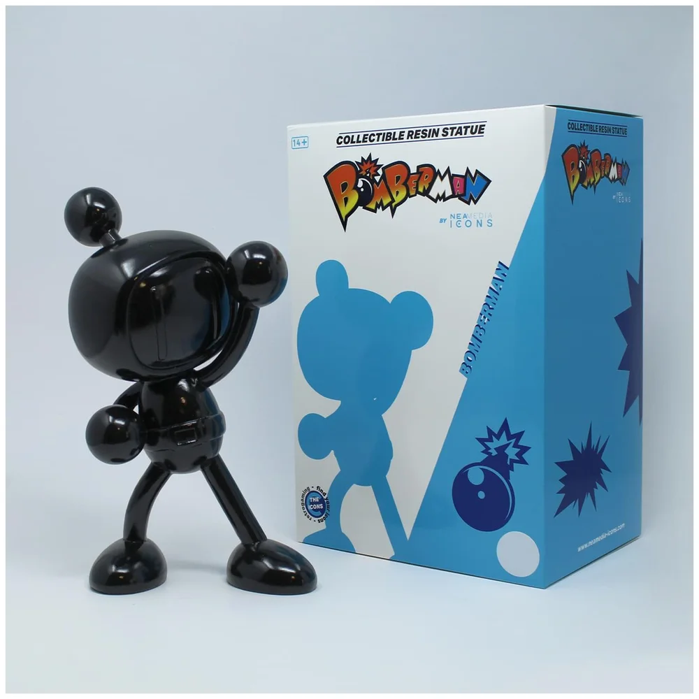 Icons Bomberman 25cm Hars Beeldje - Zwart Afbeelding 1