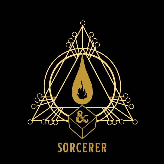 Dungeons & Dragons Sorcerer Men's T-Shirt - Zwart