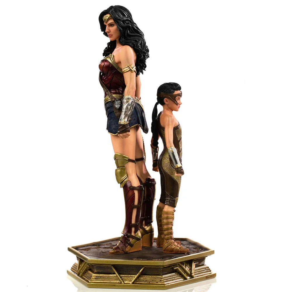 Iron Studios Wonder Woman 1984 Deluxe Art Scale Beeldje 1/10 Wonder Woman & Young Diana 20 cm Afbeelding 1