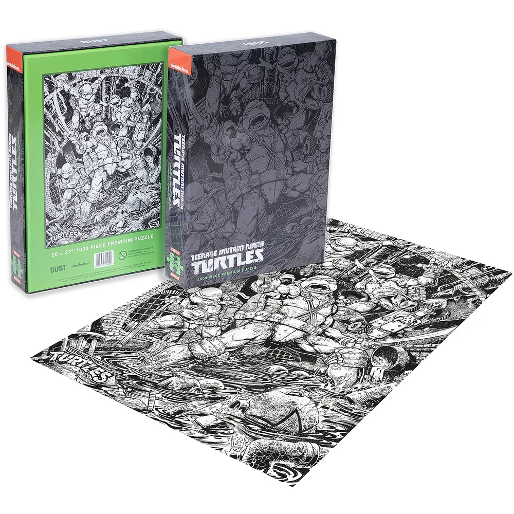 DUST! Teenage Mutant Ninja Turtles Classic Comic Book 1000pc Puzzle - Zavvi Exclusive Afbeelding 1