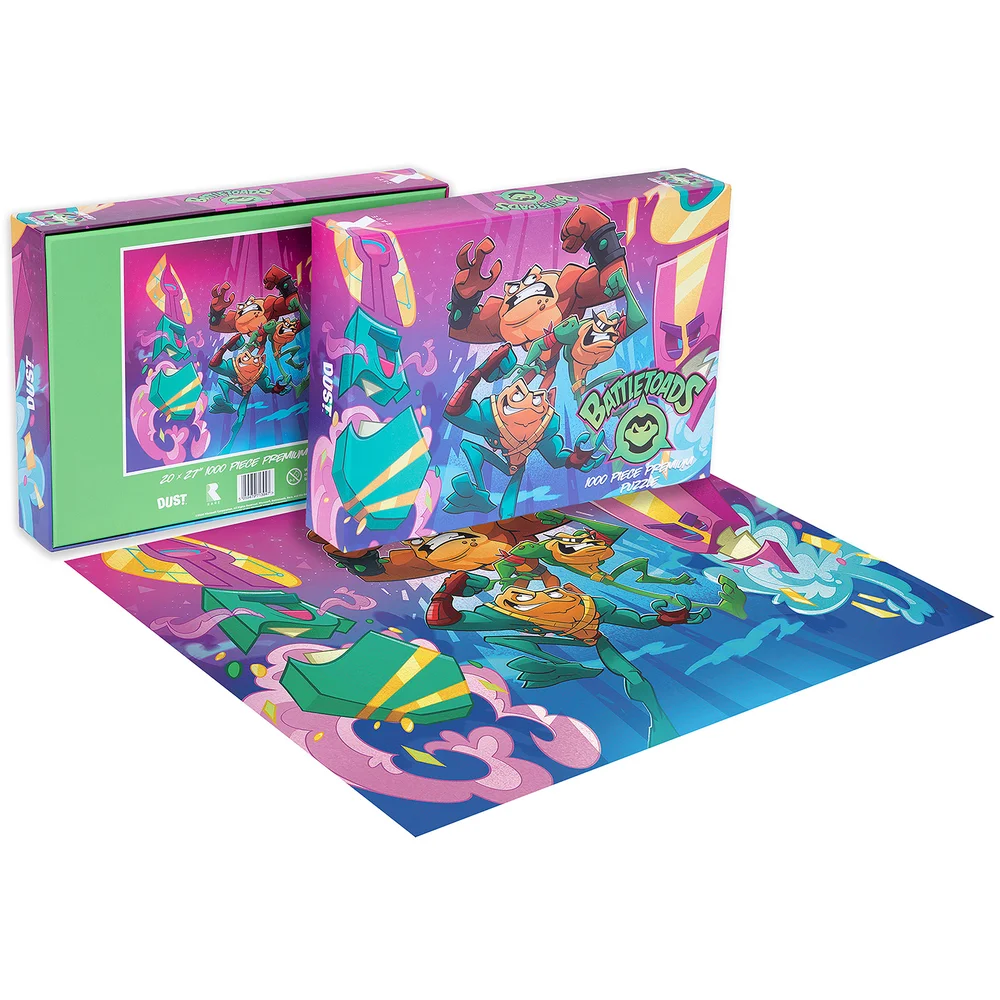 Battle Toads 1000pc Puzzle - Zavvi Exclusive Afbeelding 1