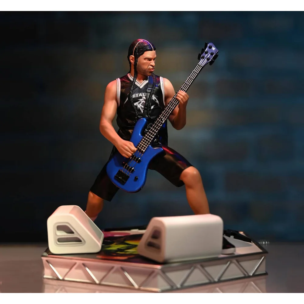 Knucklebonz Metallica Rock Iconz Beeldje Robert Trujillo Limited Edition 22 cm Afbeelding 1
