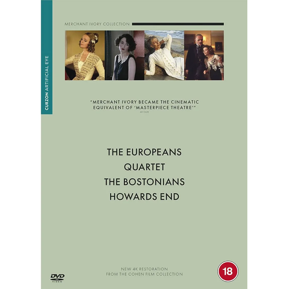 Merchant Ivory Boxset (Quartet / Howard's End / The Bostonians / The Europeans) Afbeelding 1