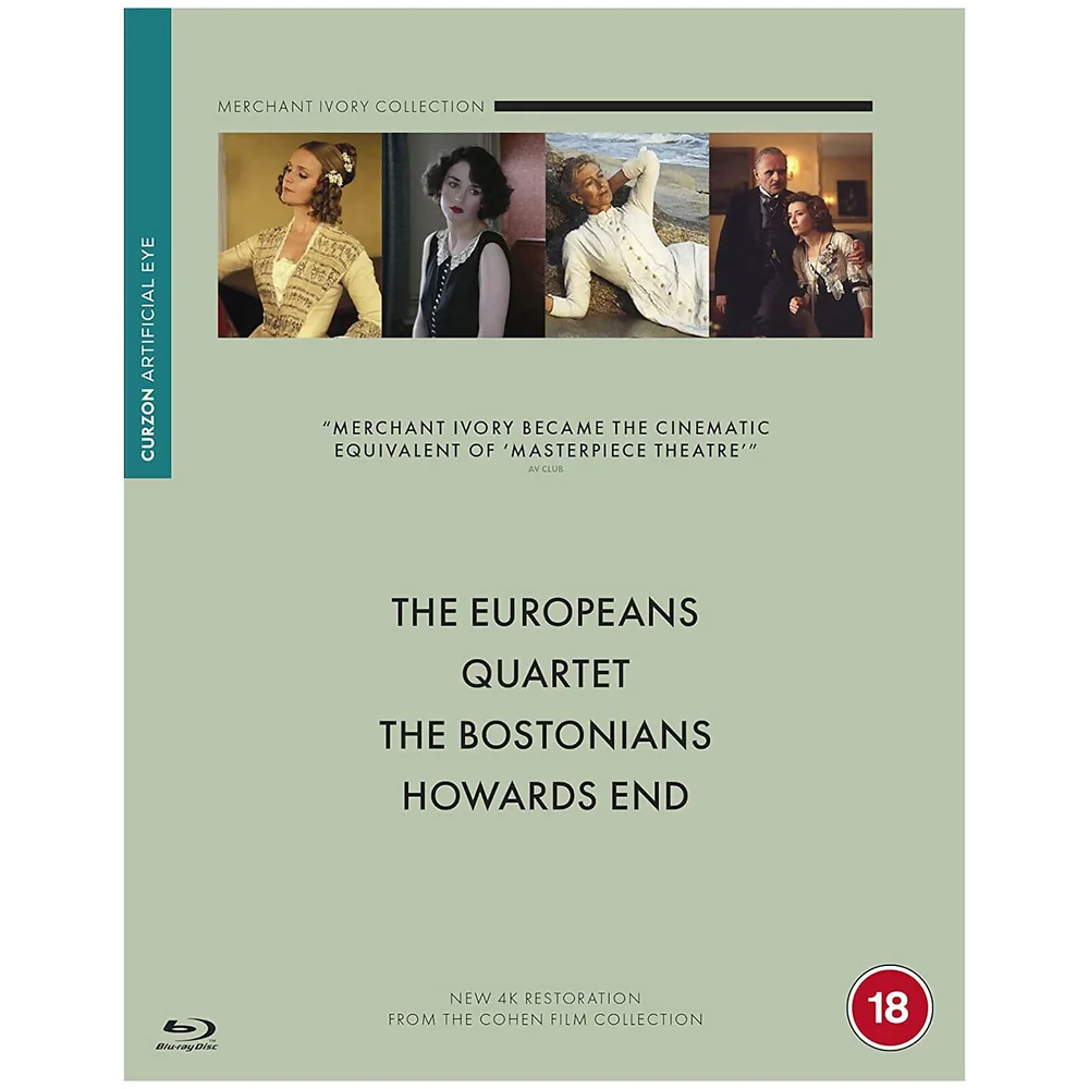 Merchant Ivory Boxset (Quartet / Howard's End / The Bostonians / The Europeans) Afbeelding 1