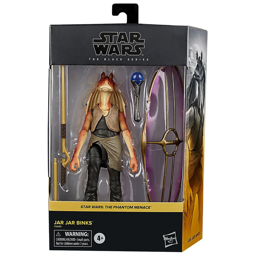 Hasbro Star Wars Black Series Jar Jar Binks 15 cm schaal Star Wars: The Phantom Menace Collectible Deluxe Actiefiguur Afbeelding 1
