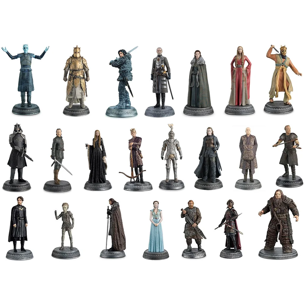 Game of Thrones Collectors Set of 22 Eaglemoss Figures Afbeelding 1