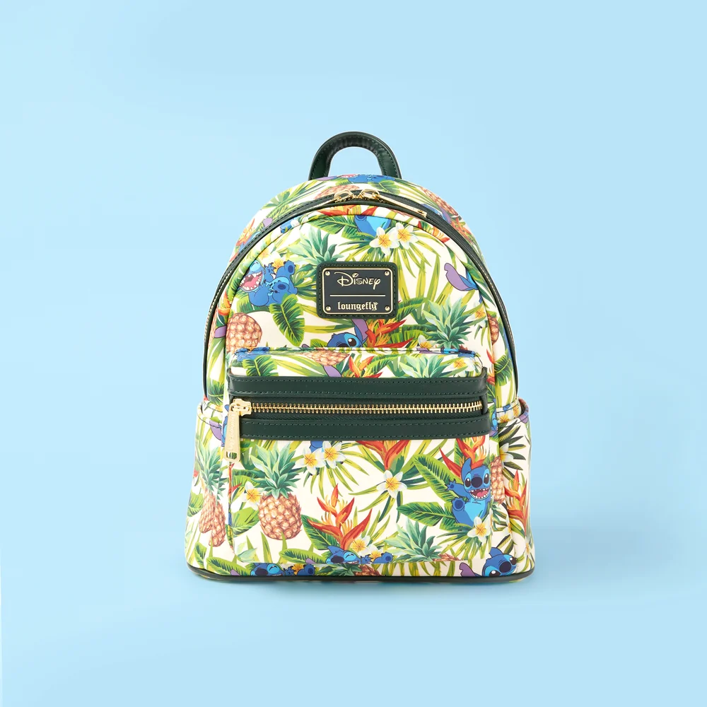 Loungefly Disney Lilo And Stitch Pineapple Print Aop Mini Backpack - VeryNeko Exclusive Afbeelding 1