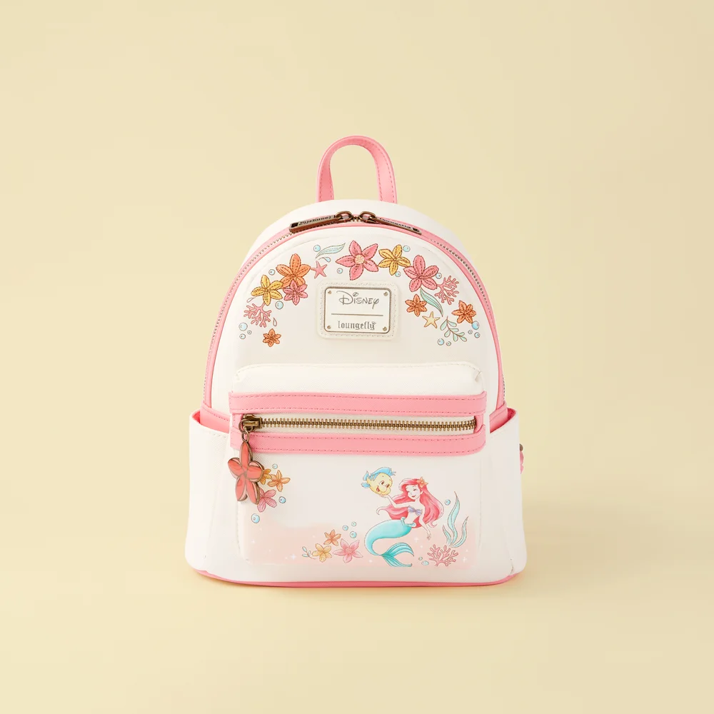 Loungefly Disney The Little Mermaid Floral Mini Backpack - VeryNeko Exclusive Afbeelding 1