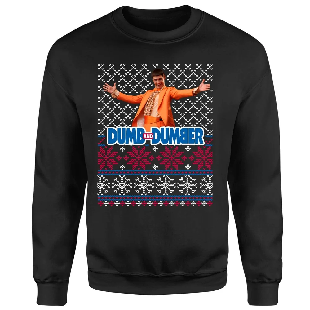 Dumb and Dumber Oh Look Frost! Sweatshirt - Black - S Afbeelding 1
