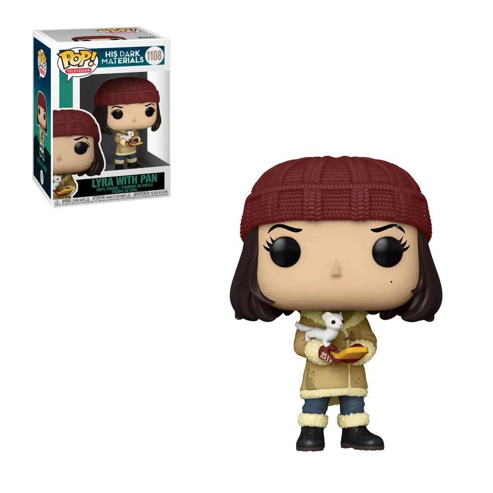 His Dark Materials Lyra met Pan Pop! Vinylfiguur Afbeelding 1