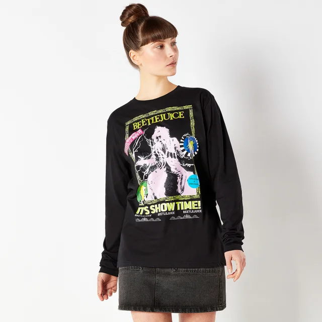 Beetlejuice Retro Cover Men's T-Shirt - Zwart
