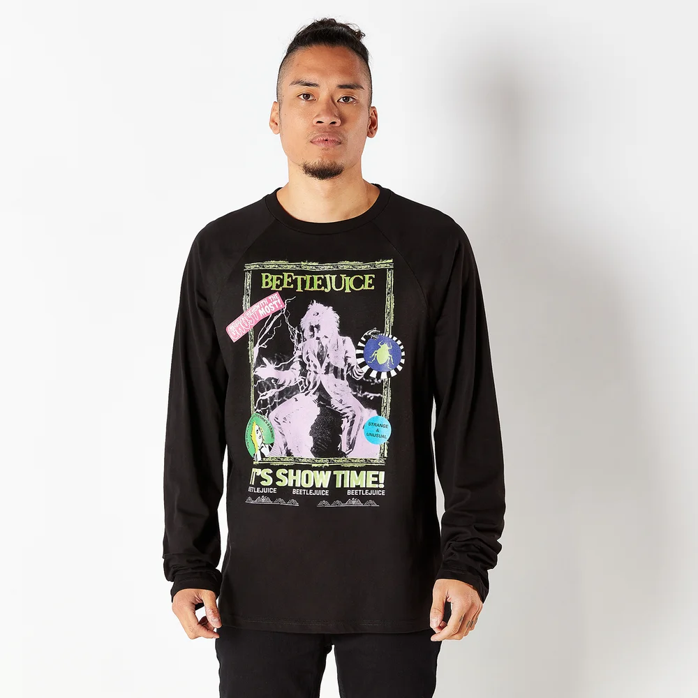 Beetlejuice Retro Cover Men's T-Shirt - Zwart - XS Afbeelding 1