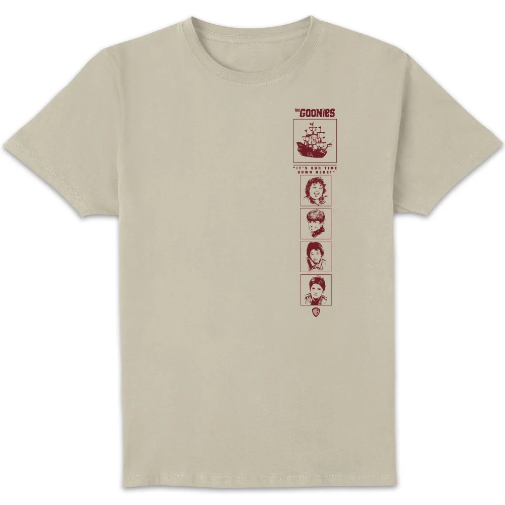 The Goonies Retro Cover Unisex T-Shirt - Wit Vintage Wash - S Afbeelding 1