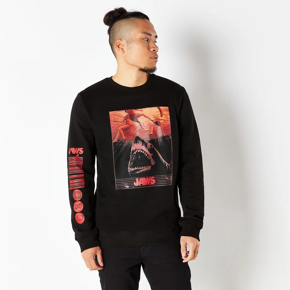 Jaws Sweatshirt - Zwart - S Afbeelding 1
