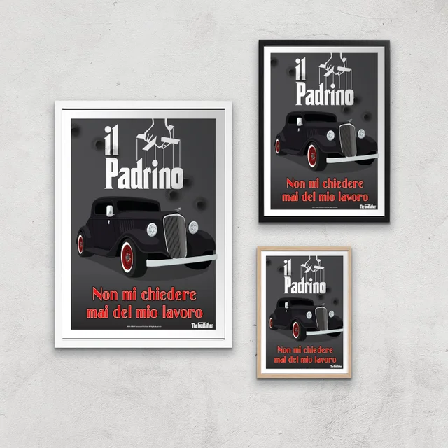 The Godfather Il Padrino Giclee Art Print