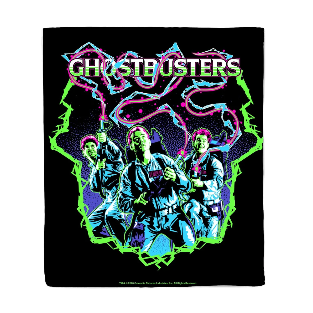 Ghostbusters 80's Neo Fleecedeken - M Afbeelding 1