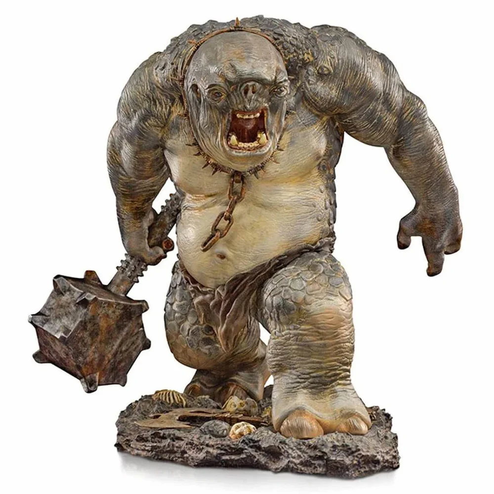Iron Studios Lord of the Rings Deluxe BDS Art Scale Statue 1/10 Cave Troll 46 cm Afbeelding 1