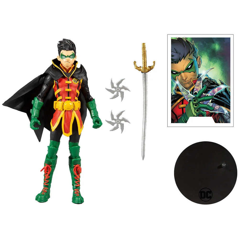 McFarlane DC Multiverse 18 cm Figuren - Damien Wayne Robin Actiefiguur Afbeelding 1