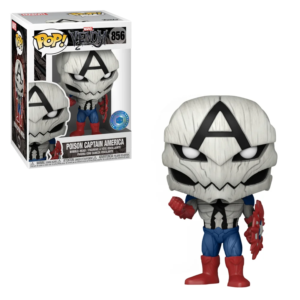PIAB EXC Marvel Comics Poison Captain America Funko Pop! Vinyl Afbeelding 1