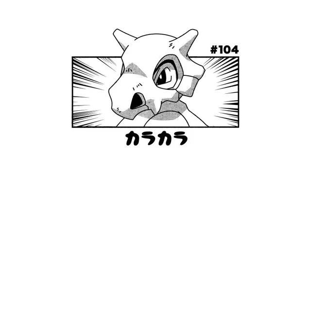 Pokémon Cubone Men's T-Shirt - Wit