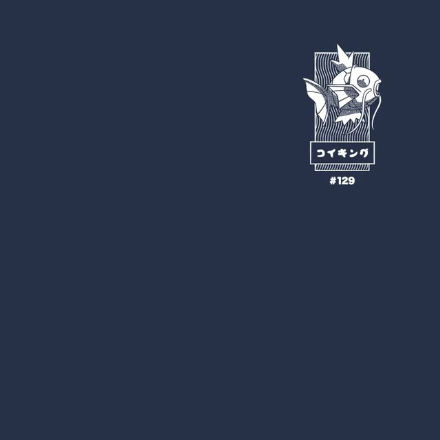 Pokémon Magikarp Evolution Men's T-Shirt - Blauw